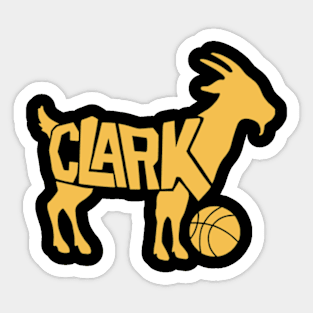 Caitlin Clark GOAT Sticker